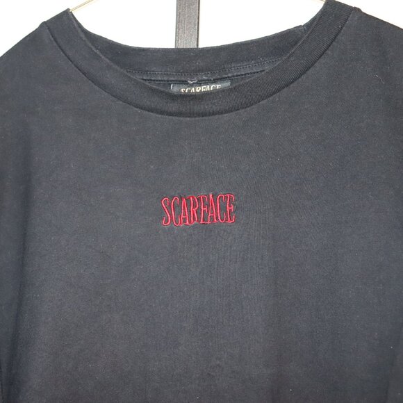 Scarface “The World Is Yours” Tony Montana Tee XL Black Movie Shirt. Shoepalace. - Picture 5 of 10